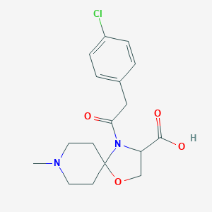 4-[2-(4-chlorophenyl)acetyl]-8-methyl-1-oxa-4,8-diazaspiro[4,5]decane-3-carboxylic acidͼƬ