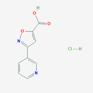 3-(pyridin-3-yl)-1,2-oxazole-5-carboxylic acid hydrochlorideͼƬ