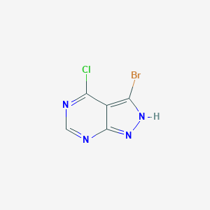 3-Bromo-4-chloro-1H-pyrazolo[3,4-d]pyrimidineͼƬ