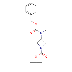 tert-butyl3-{[(benzyloxy)carbonyl](methyl)amino}azetidine-1-carboxylateͼƬ