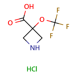 3-(trifluoromethoxy)azetidine-3-carboxylicacidhydrochlorideͼƬ