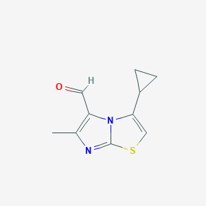 3-cyclopropyl-6-methylimidazo[2,1-b][1,3]thiazole-5-carbaldehydeͼƬ