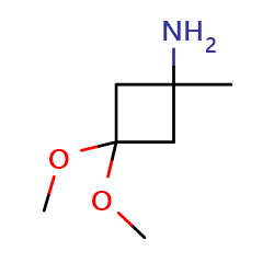 3,3-dimethoxy-1-methylcyclobutan-1-amineͼƬ