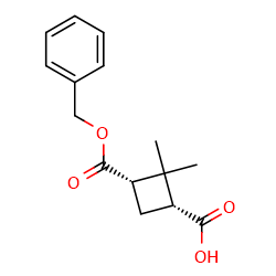 (1R,3S)-3-[(benzyloxy)carbonyl]-2,2-dimethylcyclobutane-1-carboxylicacidͼƬ