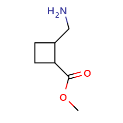 methyl2-(aminomethyl)cyclobutane-1-carboxylateͼƬ