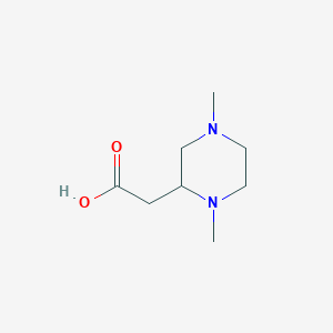 2-(1,4-dimethylpiperazin-2-yl)aceticacidͼƬ