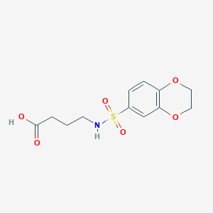 4-(2,3-Dihydro-benzo[1,4]dioxine-6-sulfonylamino)-butyric acidͼƬ