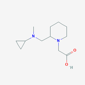 {2-[(Cyclopropyl-methyl-amino)-methyl]-piperidin-1-yl}-acetic acidͼƬ