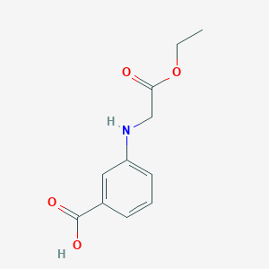 3-[(2-ethoxy-2-oxoethyl)amino]benzoic acidͼƬ