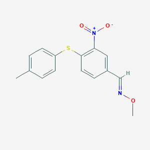 4-[(4-Methylphenyl)sulfanyl]-3-nitrobenzenecarbaldehyde O-methyloximeͼƬ