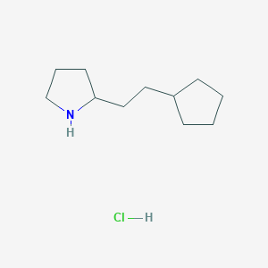 2-(2-cyclopentylethyl)pyrrolidine hydrochlorideͼƬ