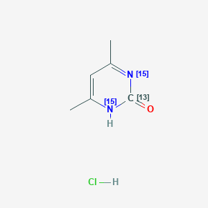 4,6-Dimethyl-2(1H)-pyrimidinone-13C,15N2 HydrochlorideͼƬ