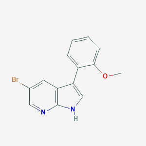 5-Bromo-3-(2-methoxyphenyl)-1H-pyrrolo[2,3-b]pyridineͼƬ