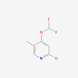 2-Bromo-4-difluoromethoxy-5-methylpyridineͼƬ