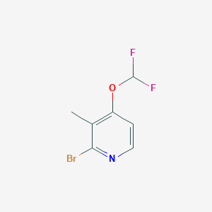 2-Bromo-4-difluoromethoxy-3-methylpyridineͼƬ