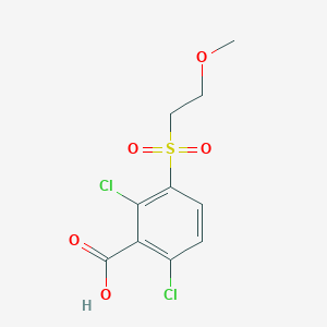 2,6-Dichloro-3-(2-methoxyethanesulfonyl)benzoic AcidͼƬ