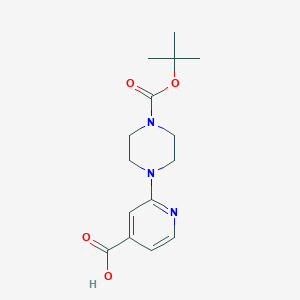 2-(4-(tert-butoxycarbonyl)piperazin-1-yl)isonicotinic acidͼƬ