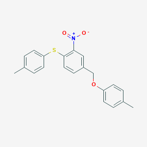 4-Methylphenyl 4-[(4-methylphenyl)sulfanyl]-3-nitrobenzyl etherͼƬ