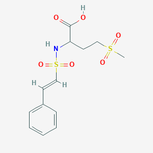 4-Methanesulfonyl-2-(2-phenylethenesulfonamido)butanoic AcidͼƬ