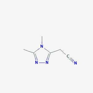 2-(dimethyl-4H-1,2,4-triazol-3-yl)acetonitrileͼƬ