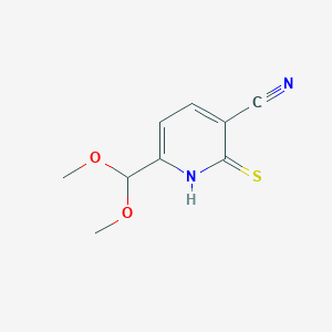 6-(Dimethoxymethyl)-2-thionicotinonitrileͼƬ