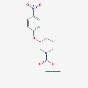 tert-Butyl 3-(4-Nitrophenoxy)tetrahydro-1(2H)-pyridinecarboxylateͼƬ