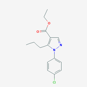 Ethyl 1-(4-chlorophenyl)-5-propyl-1H-pyrazole-4-carboxylateͼƬ