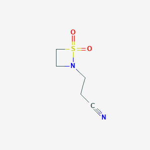 3-(1,1-dioxo-1,2-thiazetidin-2-yl)propanenitrileͼƬ