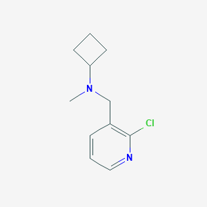 N-[(2-Chloropyridin-3-yl)methyl]-N-methylcyclobutanamineͼƬ