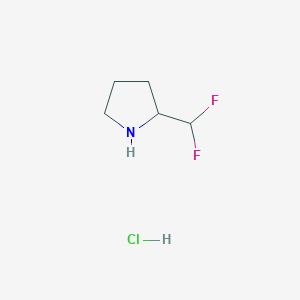 2-(Difluoromethyl)pyrrolidine hydrochlorideͼƬ