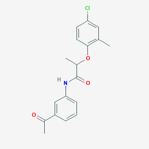 N-(3-acetylphenyl)-2-(4-chloro-2-methylphenoxy)propanamideͼƬ