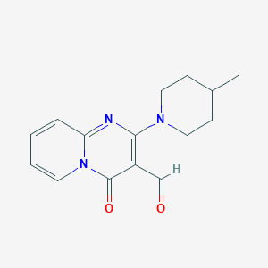 2-(4-methylpiperidin-1-yl)-4-oxo-4H-pyrido[1,2-a]pyrimidine-3-carbaldehydeͼƬ