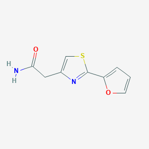 2-[2-(Furan-2-yl)-1,3-thiazol-4-yl]acetamideͼƬ