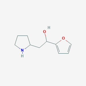 1-(furan-2-yl)-2-(pyrrolidin-2-yl)ethan-1-olͼƬ