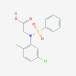 N-(5-Chloro-2-methylphenyl)-N-(phenylsulfonyl)glycineͼƬ