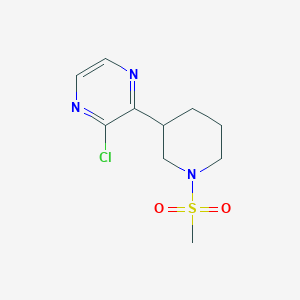 2-Chloro-3-(1-methanesulfonyl-piperidin-3-yl)-pyrazineͼƬ