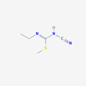 N'-cyano-N-ethyl(methylsulfanyl)methanimidamideͼƬ