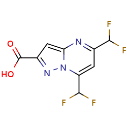 5,7-bis(difluoromethyl)pyrazolo[1,5-a]pyrimidine-2-carboxylicacidͼƬ