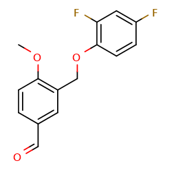 3-[(2,4-difluorophenoxy)methyl]-4-methoxybenzaldehydeͼƬ