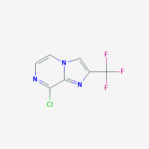 8-chloro-2-(trifluoromethyl)imidazo[1,2-a]pyrazineͼƬ