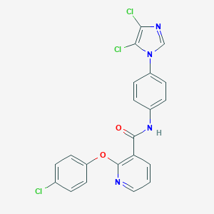 N-(4-(4,5-dichloroimidazolyl)phenyl)(2-(4-chlorophenoxy)(3-pyridyl))formamideͼƬ