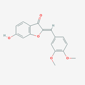 (2Z)-2-(3,4-dimethoxybenzylidene)-6-hydroxy-1-benzofuran-3(2H)-oneͼƬ