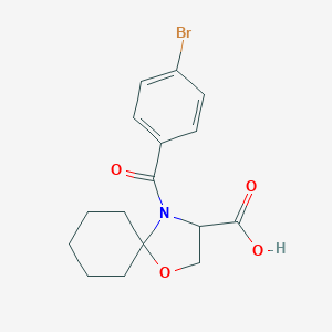 4-(4-bromobenzoyl)-1-oxa-4-azaspiro[4,5]decane-3-carboxylic acidͼƬ