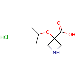 3-(propan-2-yloxy)azetidine-3-carboxylicacidhydrochlorideͼƬ