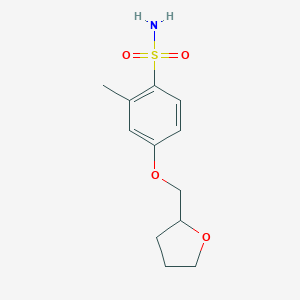 2-methyl-4-(oxolan-2-ylmethoxy)benzene-1-sulfonamideͼƬ