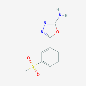 5-[3-(methylsulfonyl)phenyl]-1,3,4-oxadiazol-2-amineͼƬ