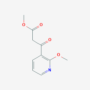 3-(2-Methoxy-pyridin-3-yl)-3-oxo-propionic acid methyl esterͼƬ