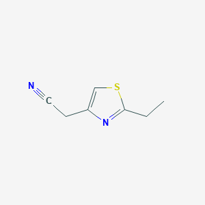 2-(2-Ethyl-1,3-thiazol-4-yl)acetonitrileͼƬ