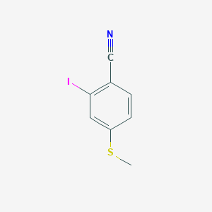 2-Iodo-4-(methylsulfanyl)benzonitrileͼƬ