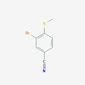 3-Bromo-4-(methylsulfanyl)benzonitrileͼƬ